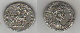 silver Roman coin