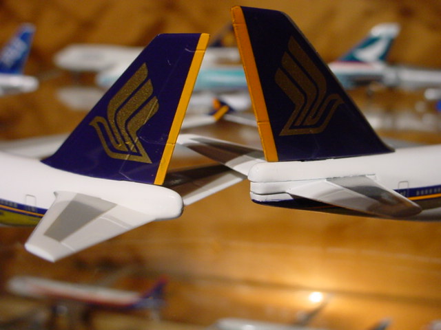 Singapore Airlines Tails