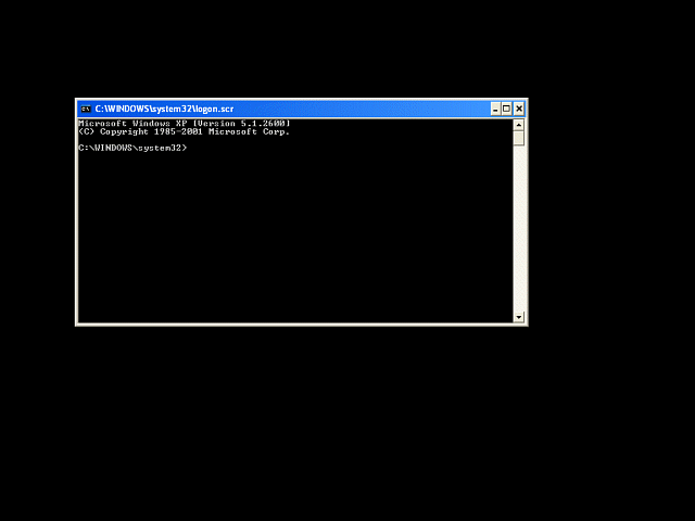 Hacked logon.scr