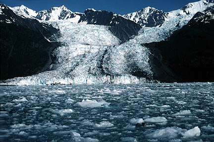 glaciers glacier ice mass over