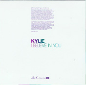 I Believe In You - UK Promo CD - Back Scan