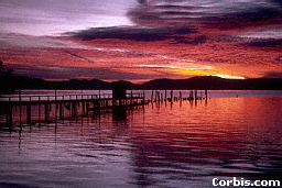 Sunset at the dock