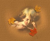 Small Autum Cherub