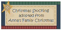 Christmas Stocking adopted from Anna's Family Christmas