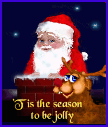 Who's Coming down the Chimney?? GIF Aimation by (c) Kitty Roach