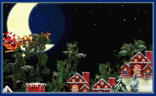 Hurry up!! Santas is Coming!!! GIF Animation by (c) Kitty Roach