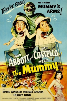 poster Abbott y Costello Contra la Momia