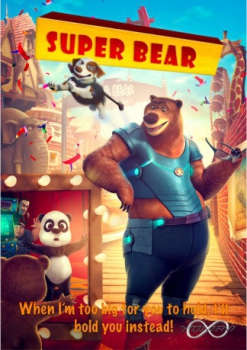 poster Super papá oso