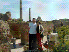Cartago: Jaio y yo en las ruinas (termas)