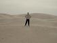 Yo en las dunas de Douz: comienzo del desierto