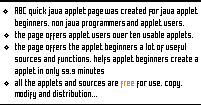 ABC quick java applet for you