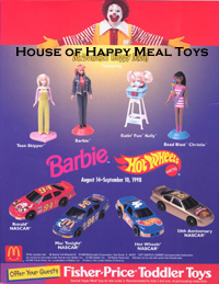 barbie hot wheels mcdonalds