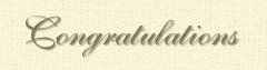 Congrats