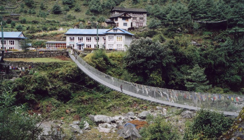 The bridge at Phakding