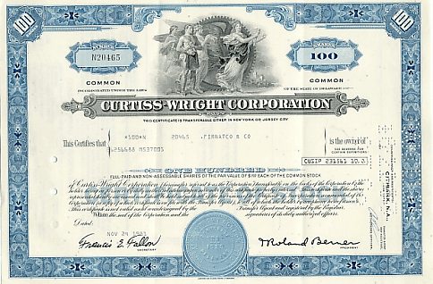 Old stock certificate