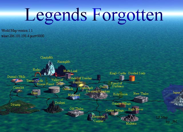 Old Legend Forgotten Map