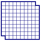 [Brick-Chess board: 10x10, without two opposite corner squares!]