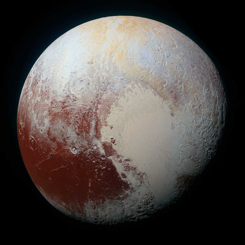 Photo captured on July 14, 2015 by NASA's New Horizons spacecraft.