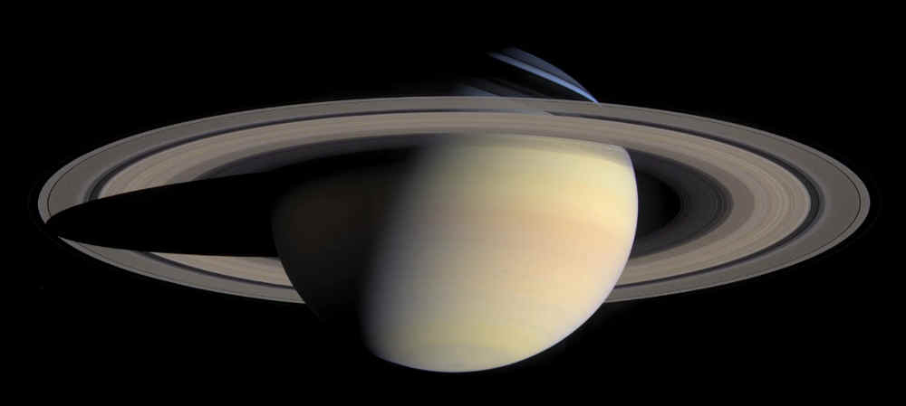 Photographed by the Cassini orbiter.