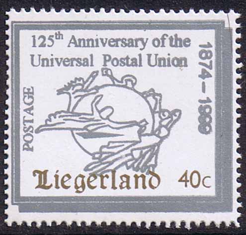 Liegerland 1999 Universal Postal Union, 40 cents