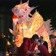 Lantern Parade in the streets of Lismore