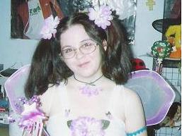 Me as a fairy for Holloween 2002