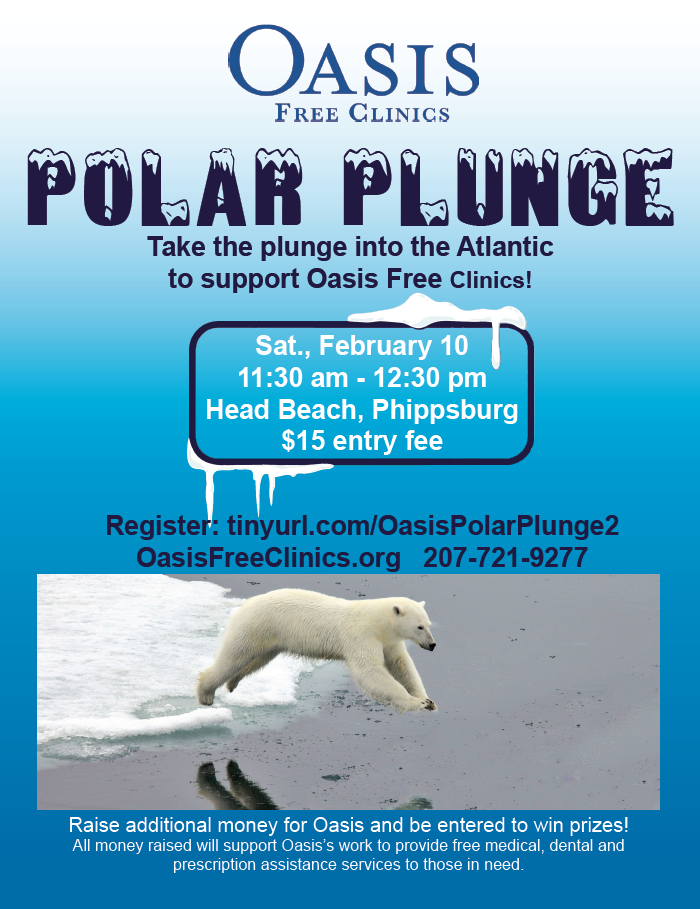 2018 Oasis Polar Plunge flyer