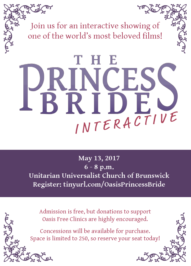 Princess Bride Interactive flyer