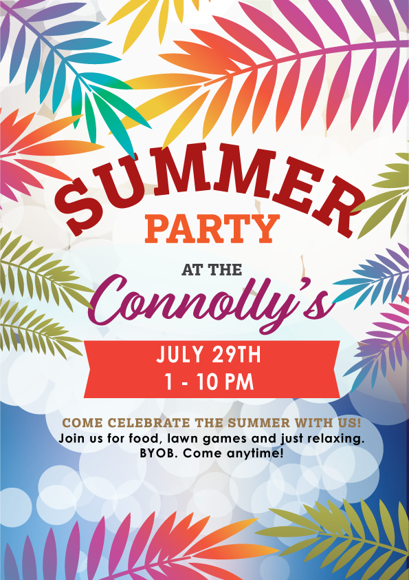 Summer Party invitation