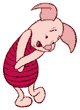 Piglet is ashamed