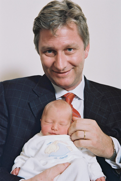 Elisabeth and her father prince Filip