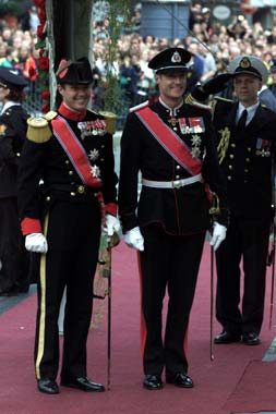 Crownprince Frederik of Denmark was the witness of Haakon