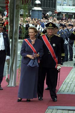 King Albert and Queen Paola of Belgium