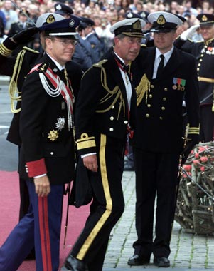 Prince Albert of Monaco and Prince Charles of Great Brittain