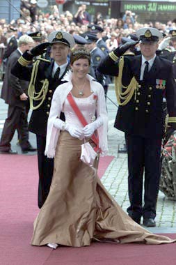 Princess Martha Louise, the sister of Haakon