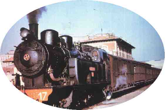 Locomotora Linke Hoffmann Alfredo Ustara saliendo de Leon en 1964.