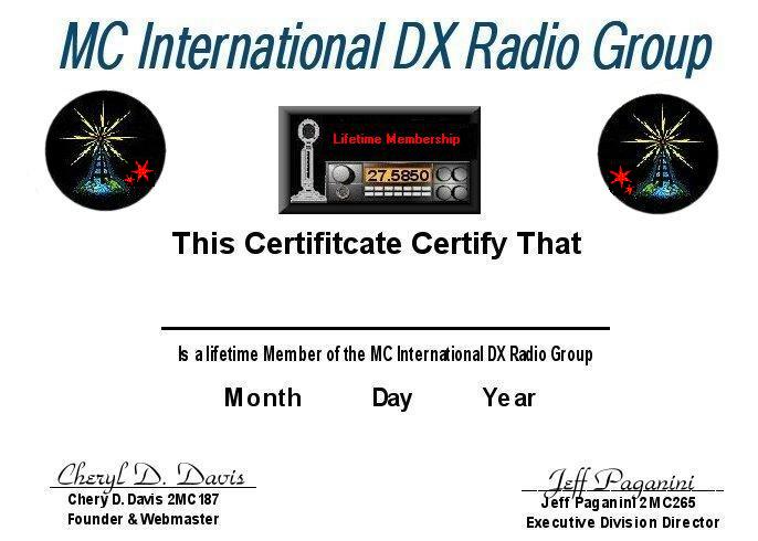 MC Certificate