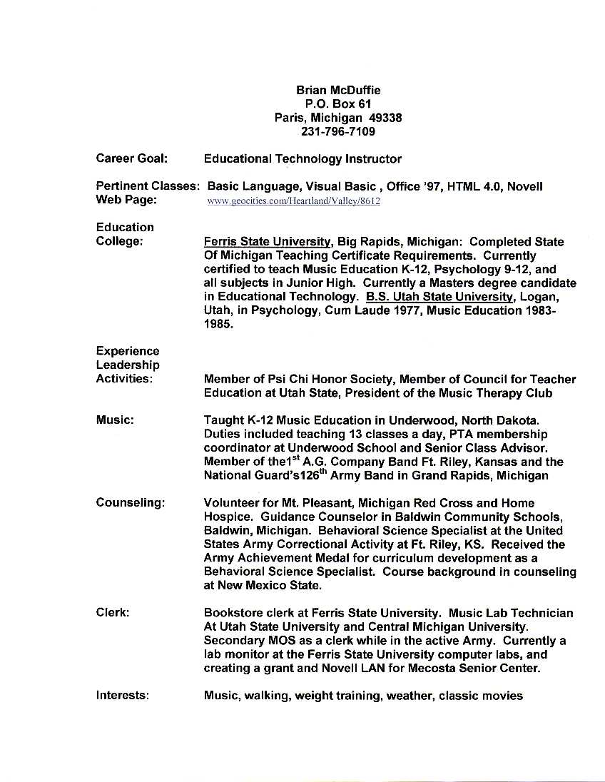 FSU Transcript Page 2 Brian McDuffie