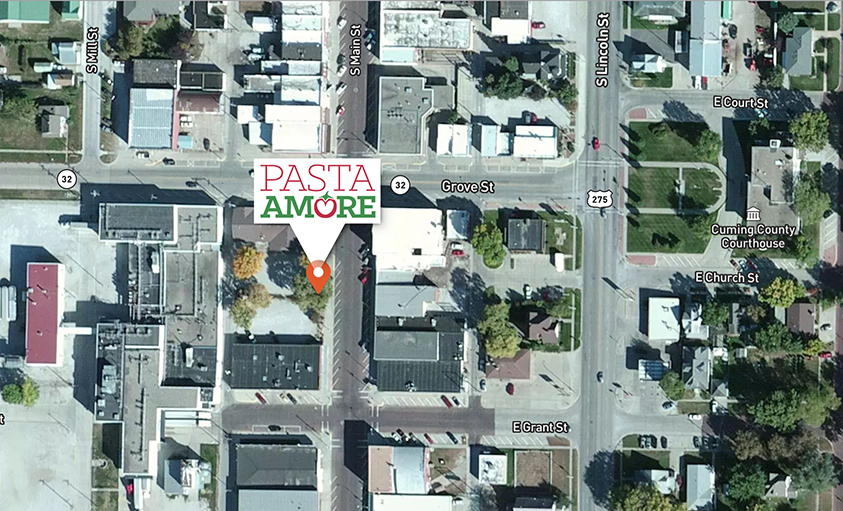 Pasta Amore at 245 S. Main Street, West Point, NE 68788