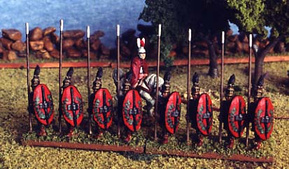 Spear-armed Roman Triarii