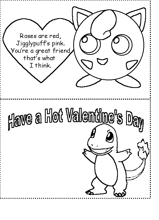 Free Printable Pokemon Valentine Cards