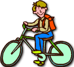 boy on bicycle