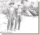 John and Jim Mundy at the Chattahoochie River