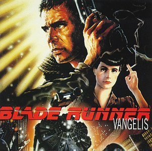 Blade Runner poster with Harrison Ford as Deckard and Sean Young as Rachel