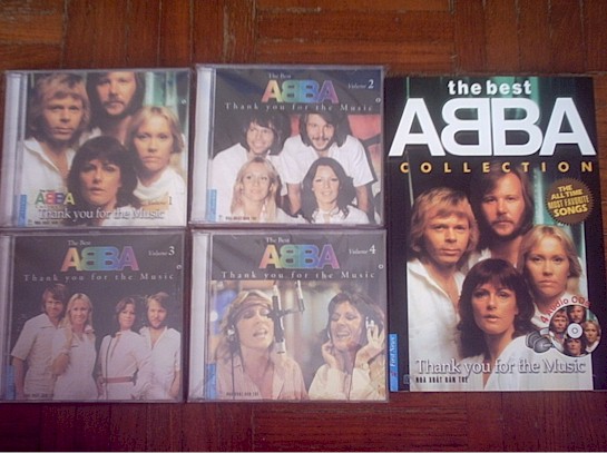 Abba The Best Abba Collection 4 Cds And 1 Book Set Back