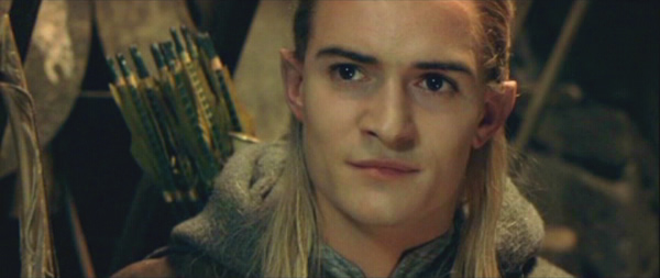 apparently, Legolas had trouble chosing between anger, <b>fear, grim</b> amusement, - whatever