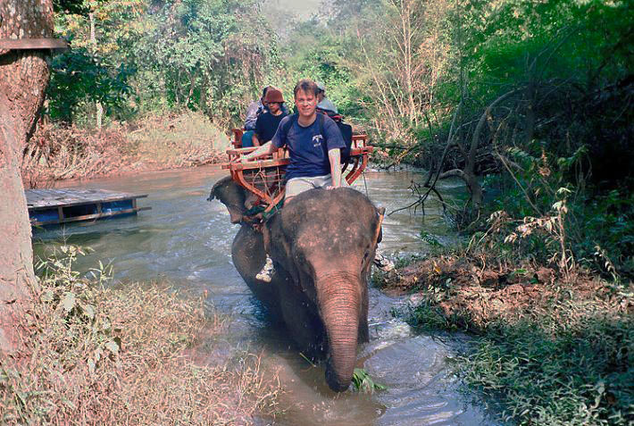 Image of elephant riding