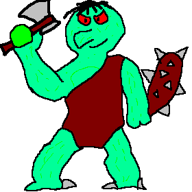 He resembles everything in VirtuWorld that is slow, dumb, smelly, ugly... and superstrong! He commands an army of trolls, his punch is enough to break through stone, so imagine what he can do with a club and an axe...