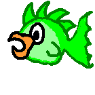 Chitch are little fish with bawks. They also have some sharp spikes on their back. When they are red, the are VERY angry!