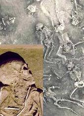 Skeletal remains of Mohenjo Daro